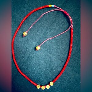 Ubuntu Life Jewelry Red Beaded Love Necklace